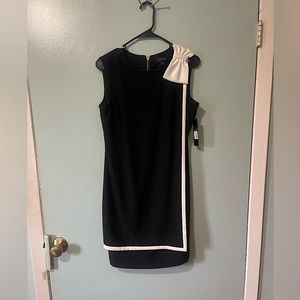 Tahari Asl Sleeveless Bow Sheath Dress - Brand New